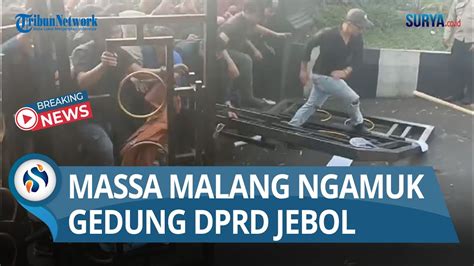 Breaking News Demo Menolak Revisi Uu Pilkada Kota Malang Memanas