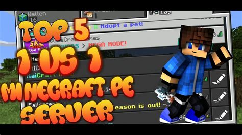 ️ Top 5 1vs1 Minecraft Pe Server ★「mcpe Deutsch Multiplayer Server