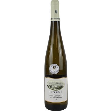 Fritz Haag Juffer Sonnenuhr Riesling Spätlese 14 Versteigerung 2021