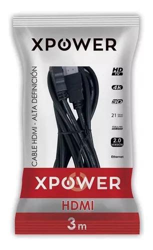 Cable Hdmi Metros Reforzado Xpower Full Hd Mercadolibre