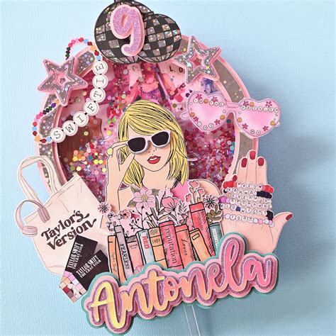 Taylor Swift Cake Topper Taylor Swift Party Eras Tour Taylor Swift