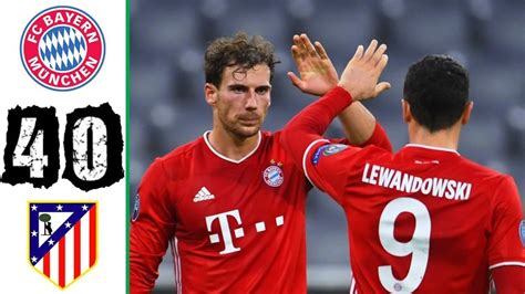 Bayern 4 0 Athletico Madrid Review Champion League