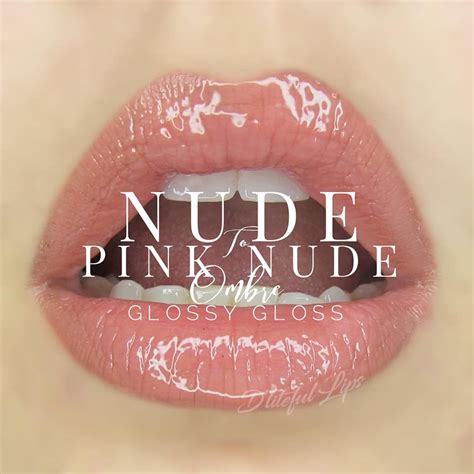 Nude Pink LipSense With Glossy Gloss