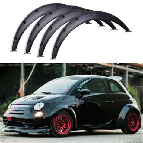 4Pcs Car Fender Flares Extra Wide Body Kit Wheel Arches 3 1 For Fiat