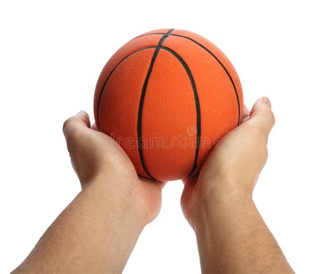 Basketball Stock Photo Image Of Hand White Present