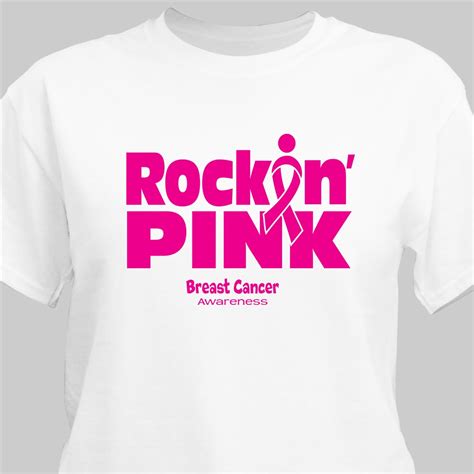 Rockin Pink Breast Cancer Awareness T Shirt GiftsForYouNow