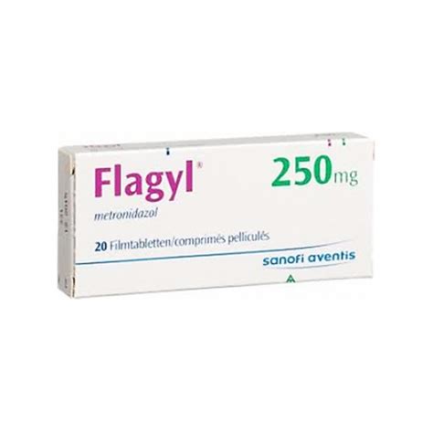 Flagyl 250 Mg Metronidazole 20 Tablets