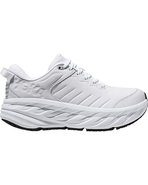 Hoka One One Bondi Sr Wide Shoe in White | Lyst