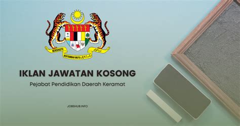 Jawatan Kosong Pejabat Pendidikan Daerah Keramat Kekosongan Personel