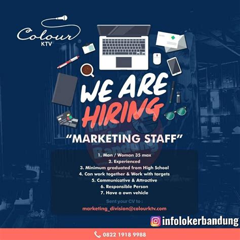 Lowongan Kerja Marketing Staff Colourktv Bandung Oktober 2019 Kerja