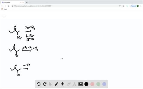 SOLVED Draw The Organic Products Formed When 2 Bromo 3 Pentanone