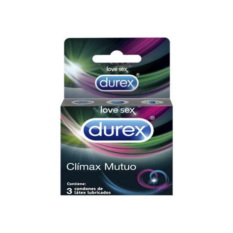 Durex Climax Mutuo Preservativos X 3 Und EcoFarmacias