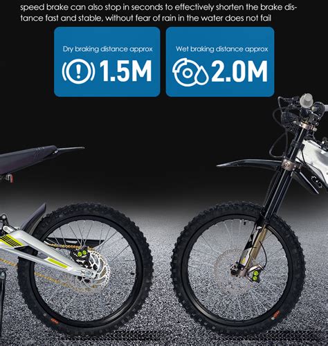 V W Middrive Off Road Ebike Ah Long Range Electric Dirt