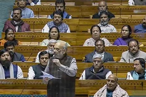 Amit Shah Lok Sabha Passes Three Criminal Law Bills Telegraph India