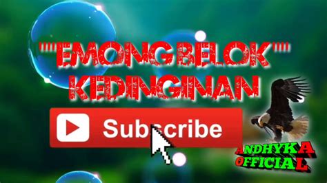 Karaoke EMONG BELOK KEDINGINAN YouTube