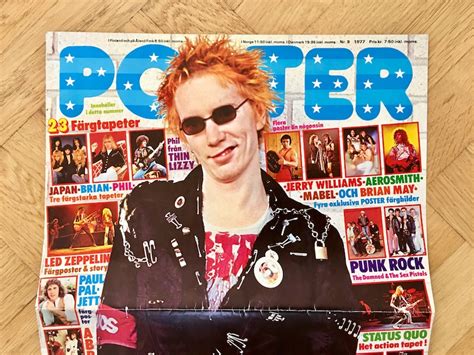 Sex Pistols Johnny Rotten John Lydon Poster Punk Band Etsy