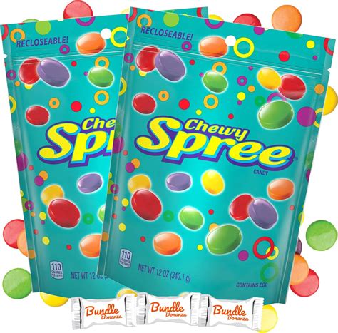 Chewy Spree Candy 12 Oz Resealable Bag Grocery