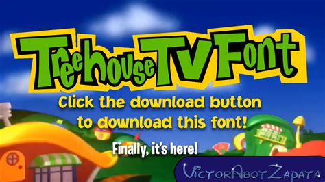 Treehouse TV Font by VictorZapata246810 on DeviantArt