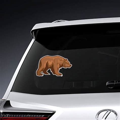 Lumbering Brown Bear Sticker