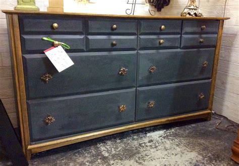 Vendor Has This Beautiful Big Blue Dresser For The Navy