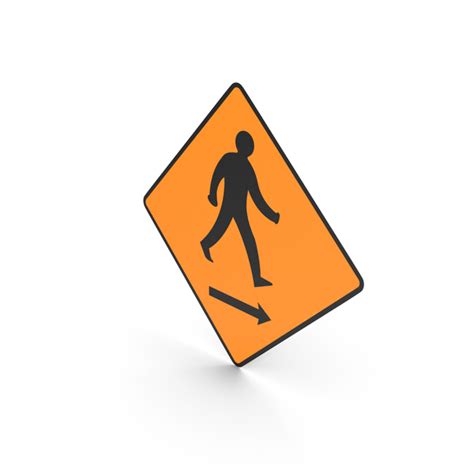 Irish Pedestrians Cross To Right Sign Png Images And Psds For Download