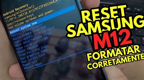 Hard Reset M Samsung Como Formatar Samsung M Youtube