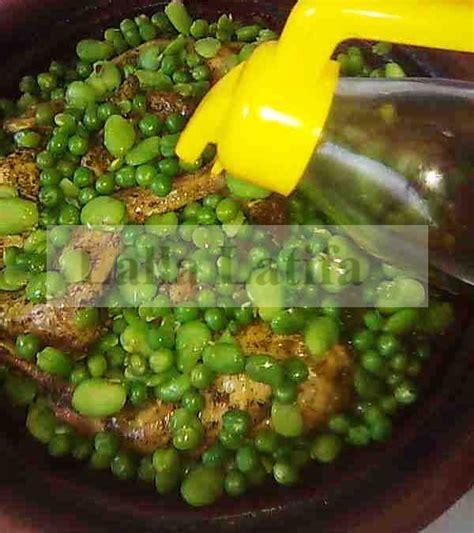 Tagine De Lapin Aux Petits Pois Et Aux F Ves Les Secrets De Cuisine