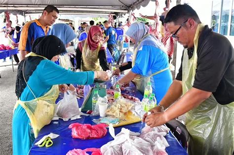 Sekitar Program Gotong Royong Korban Dan Akikah Peringkat MBJB Di