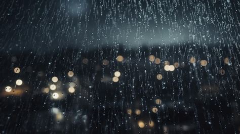 Gotas De Lluvia Sobre El Cristal De La Ventana Foto Premium