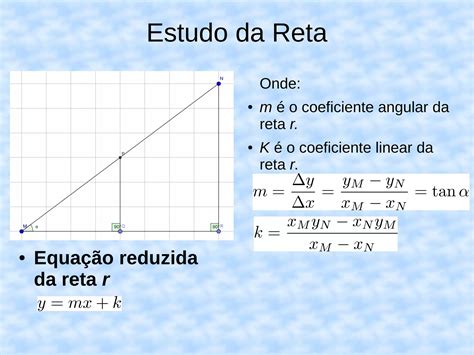 Estudo Da Reta - Geometria analitica aula04-estudo-da-reta | PPT