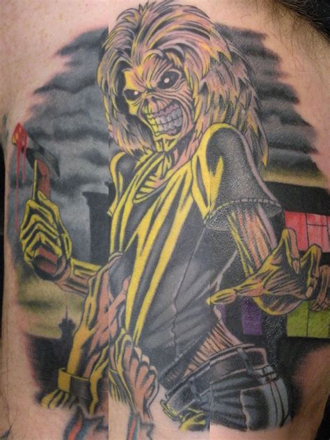 Iron Maiden S Killers Eddie Tattoo Iron Maiden Tattoo Iron Maiden Eddie Metal Tattoo