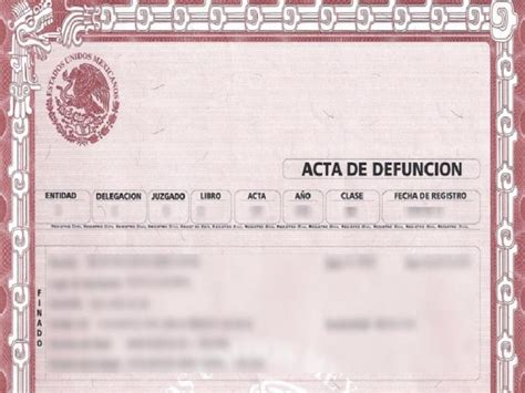 Cómo Tramitar Un Acta De Defunción