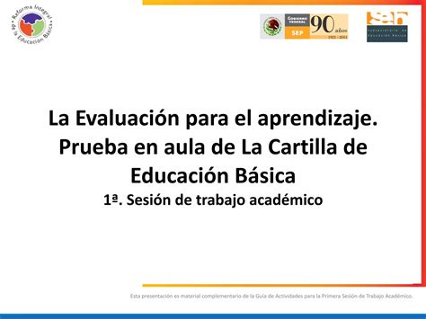 Cartilla De Evaluaci N De Primaria Ppt