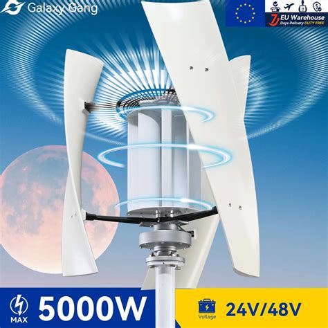 Galaxy Gang Kw W Vertical Axis Maglev Windmill Turbine High