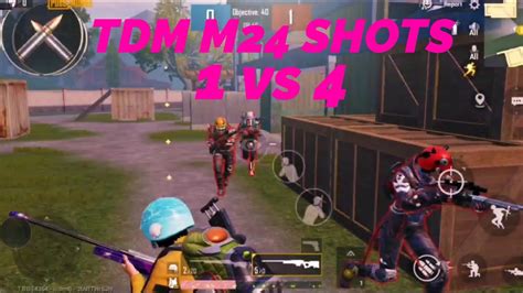 PUBG MOBILE 1VS 4 TDM M24 SHOTS Oneplusgaming Oneplusnord