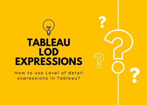 TABLEAU LOD EXPRESSIONS The Data School Down Under