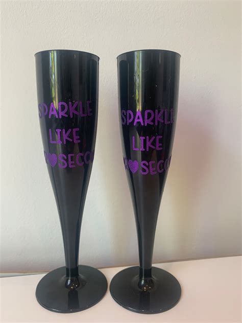 Prosecco Glass Sparkle Like Prosecco Plastic Prosecco - Etsy