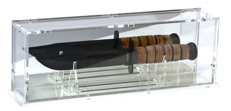 Knife Display Case With Mirrored Back Panel Knives Display Cases