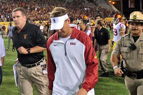 Lane Kiffin Fired After Arizona State Demolishes Usc House Of Sparky