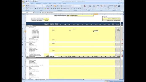 Cash Flow Projections Template Affordable Templates 2 Year Cash Flow Projection Template