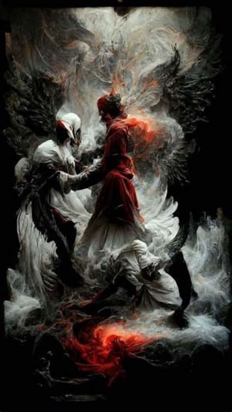 Fantasy Art Angels And Demons