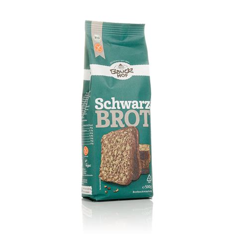 Bio Schwarzbrot Backmischung Bauck G Kaufen M Hlenl Dle Onlineshop