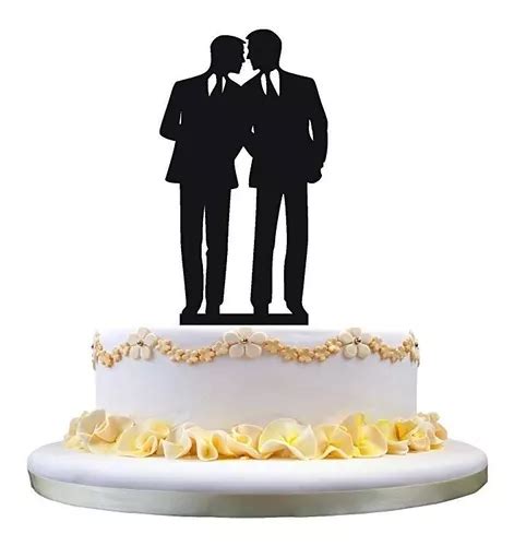 Pastel De Bodas Topper Gay Novio De Novio De La Torta Del Re Env O Gratis