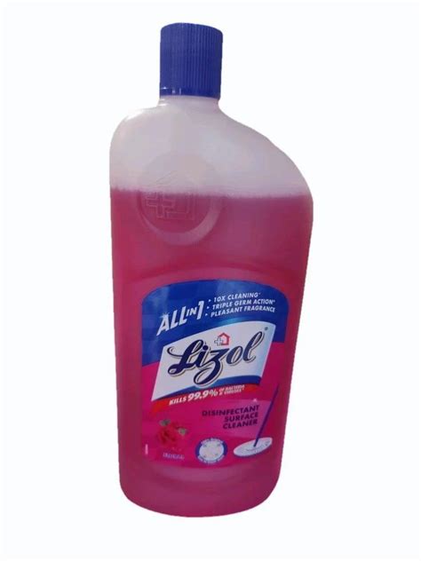 Litre Lizol Disinfectant Surface Floor Cleaner Rose At Rs Bottle