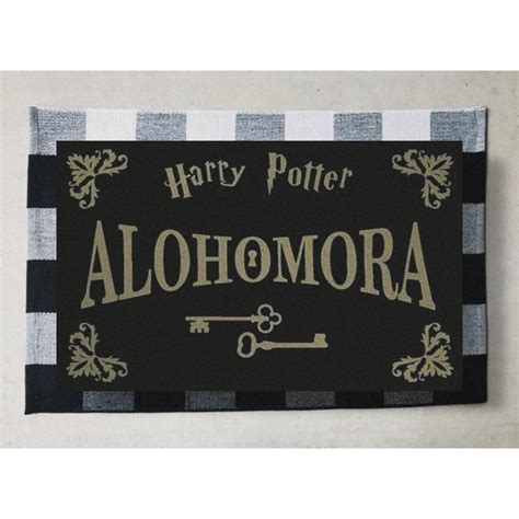 Tapete Para Porta De Entrada Harry Potter Alohomora Shopee Brasil