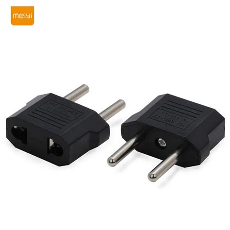 2pc/lot 220V/5A EU Euro Europe Portable Adapter Dual use Socket Travel ...