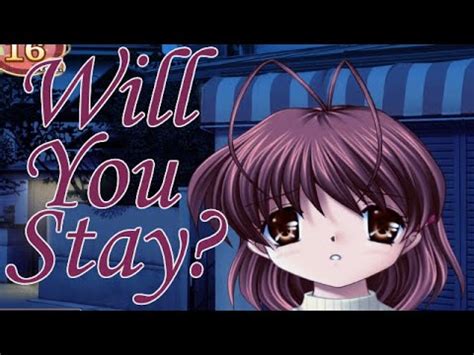 Let S Play Clannad Visual Novel Part 5 Super Tough Decision YouTube