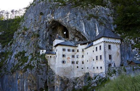 Predjama Castle In Postojna Cave Slovenia Stock Image Image Of