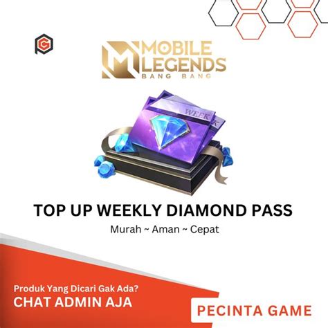 Jual Produk Weekly Diamond Pass Ml Mobile Termurah Dan Terlengkap Mei