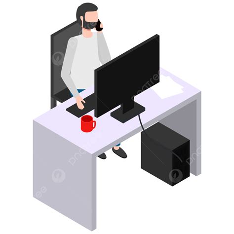 Graphic Designer Workplace Vector Png Images Graphic Design Workplace